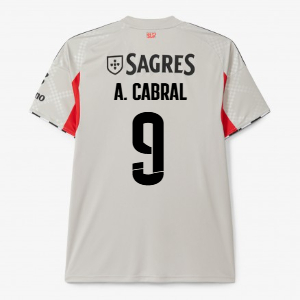 Benfica Away A. CABRAL 9 Jersey 25-26
