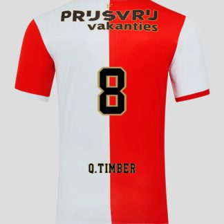 Feyenoord Home Q.TIMBER 8 Jersey 25-26