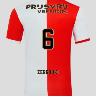 Feyenoord Home ZERROUKI 6 Jersey 25-26