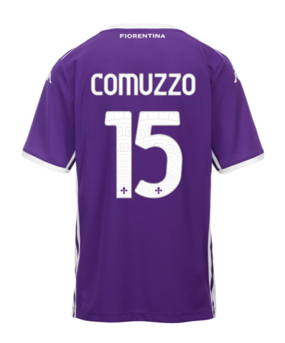 Fiorentina Home COMUZZO 15 Jersey 25-26