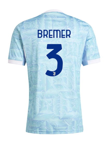 Juventus Away BREMER 3 Jersey 25-26