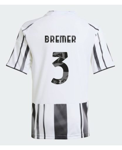 Juventus Home BREMER 3 Jeep Sponsor Jersey 25-26