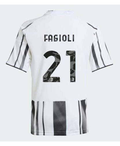 Juventus Home FAGIOLI 21 Jeep Sponsor Jersey 25-26
