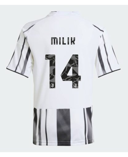 Juventus Home MILIK 14 Sponsor 25-26