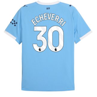 Manchester City Home Echeverri 30 Jersey 25-26