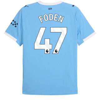 Manchester City Home Foden 47 Jersey 25-26