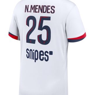 PSG Away N. Mendes 25 Jersey 25-26