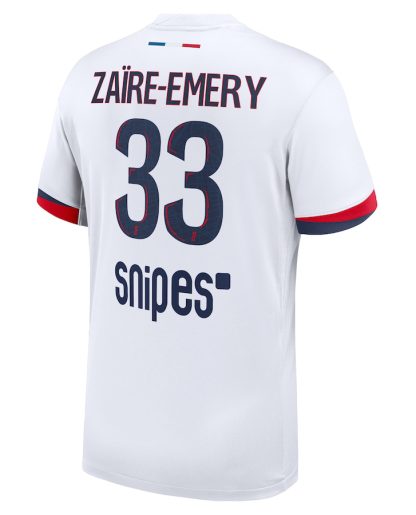 PSG Away Zaïre-Emery 33 Jersey 25-26