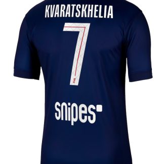 PSG Home Kvaratskhelia 7 Jersey 25-26