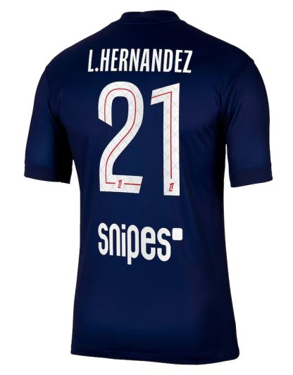 PSG Home L. Hernandez 21 Jersey 25-26