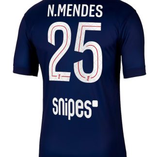 PSG Home N. Mendes 25 Jersey 25-26