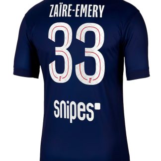 PSG Home Zaïre-Emery 33 Jersey 25-26