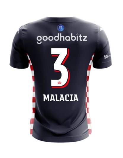 PSV Eindhoven Away Malacia 3 Jersey 25-26