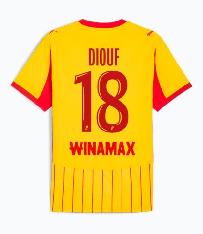 RC Lens Home DIOUF 18 Jersey 25-26