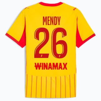 RC Lens Home MENDY 26 Jersey 25-26