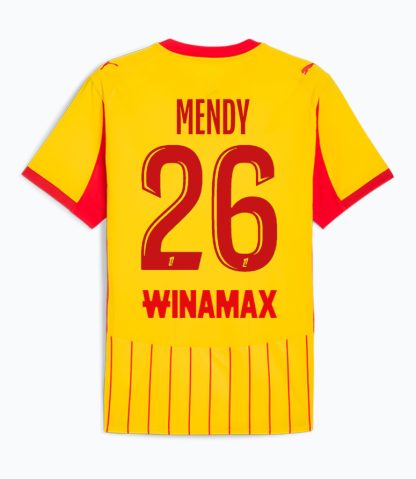 RC Lens Home MENDY 26 Jersey 25-26