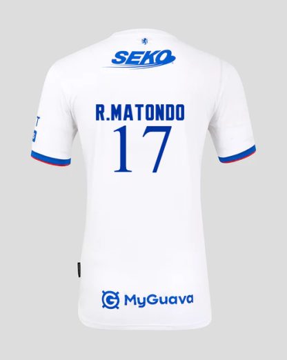 Rangers Away R.MATONDO 17 Jersey 25-26