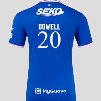 Rangers Home Dowell 20 Jersey 25-26