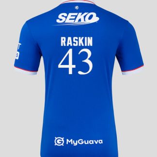 Rangers Home Raskin 43 Jersey 25-26