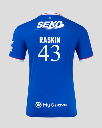 Rangers Home Raskin 43 Jersey 25-26