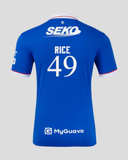 Rangers Home Rice 49 Jersey 25-26