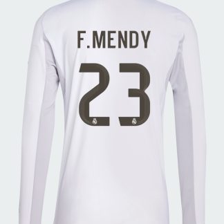Real Madrid Home F. Mendy 23 Long Sleeve Jersey 25-26