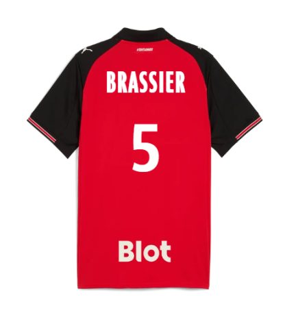 Rennais Home BRASSIER 5 Jersey 25-26