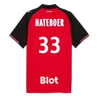 Rennais Home HATEBOER 33 Jersey 25-26