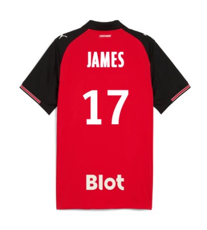 Rennais Home JAMES 17 Jersey 25-26
