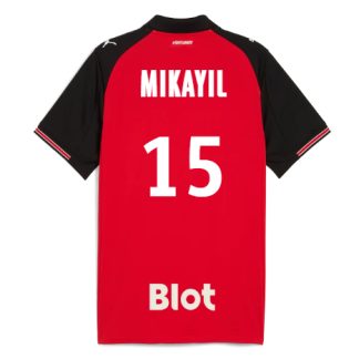 Rennais Home MIKAYIL 15 Jersey 25-26