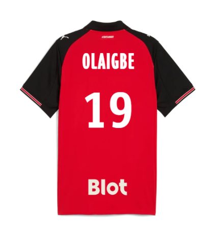 Rennais Home OLAIGBE 19 Jersey 25-26