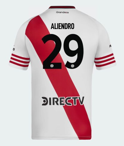 River Plate Home Aliendro 29 Jersey 25-26
