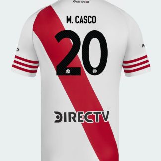 River Plate Home M. Casco 20 Jersey 25-26