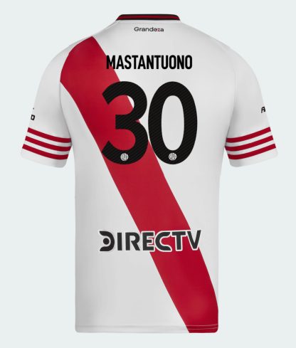 River Plate Home Mastantuono 30 Jersey 25-26