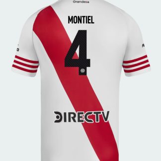 River Plate Home Montiel 4 Jersey 25-26