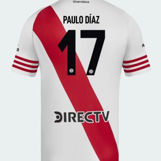 River Plate Home Paulo Díaz 17 Jersey 25-26
