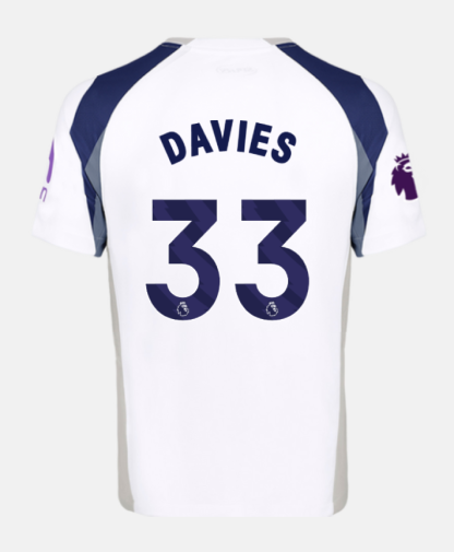 Tottenham Hotspur Home DAVIES 33 Jersey 25-26