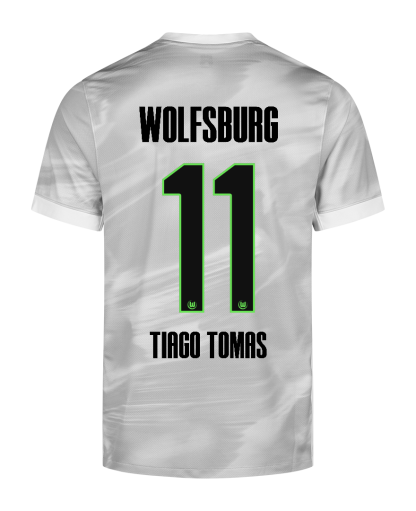 Wolfsburg Away TIAGO TOMAS 11 Jersey 25-26