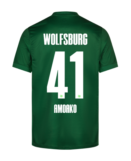 Wolfsburg Home AMOAKO 41 Jersey 25-26