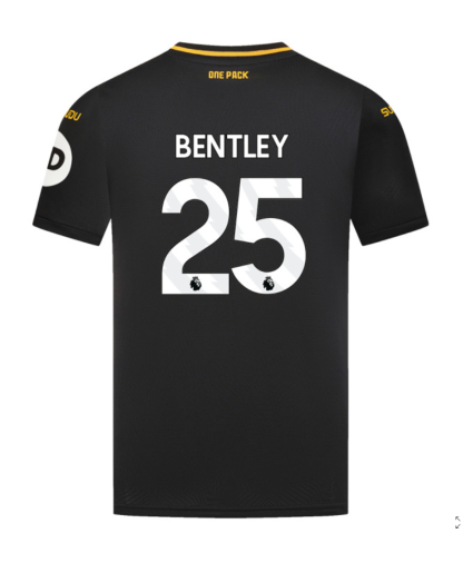 Wolverhampton Wanderers Away BENTLEY 25 Jersey 24-25