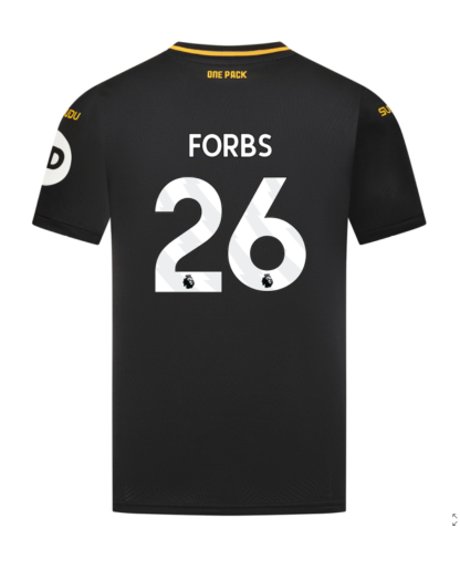 Wolverhampton Wanderers Away FORBS 26 Jersey 24-25
