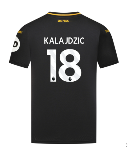 Wolverhampton Wanderers Away KALAJDZIC 18 Jersey 24-25