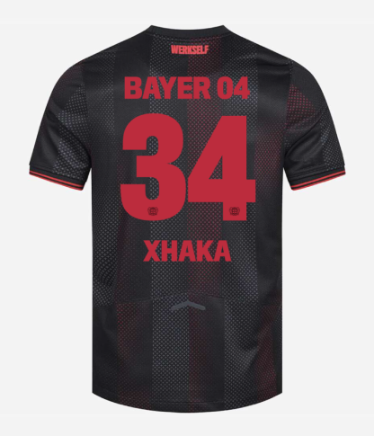 Bayer 04 Leverkusen Home XHAKA 34 Jersey 25-26