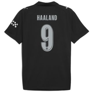 Manchester City Away HAALAND 9 UCL Jersey 25-26