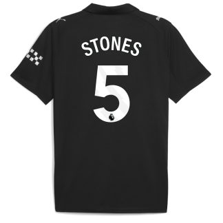 Manchester City Away STONES 5 Jersey 25-26
