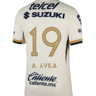 Pumas UNAM Home A. ÁVILA 19 Jersey 25-26