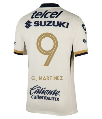 Pumas UNAM Home G. MARTÍNEZ 9 Jersey 25-26