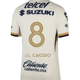 Pumas UNAM Home J.L. CAICEDO 8 Jersey 25-26