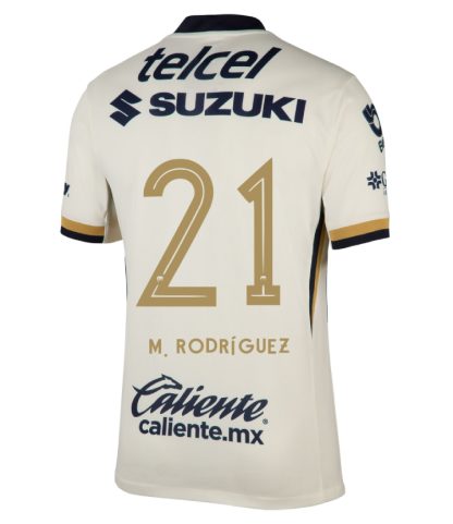 Pumas UNAM Home M. RODRÍGUEZ 21 Jersey 25-26