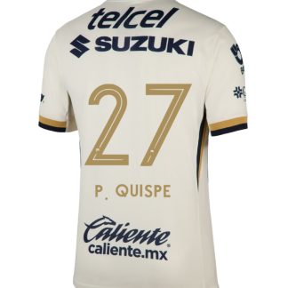 Pumas UNAM Home P. QUISPE 27 Jersey 25-26